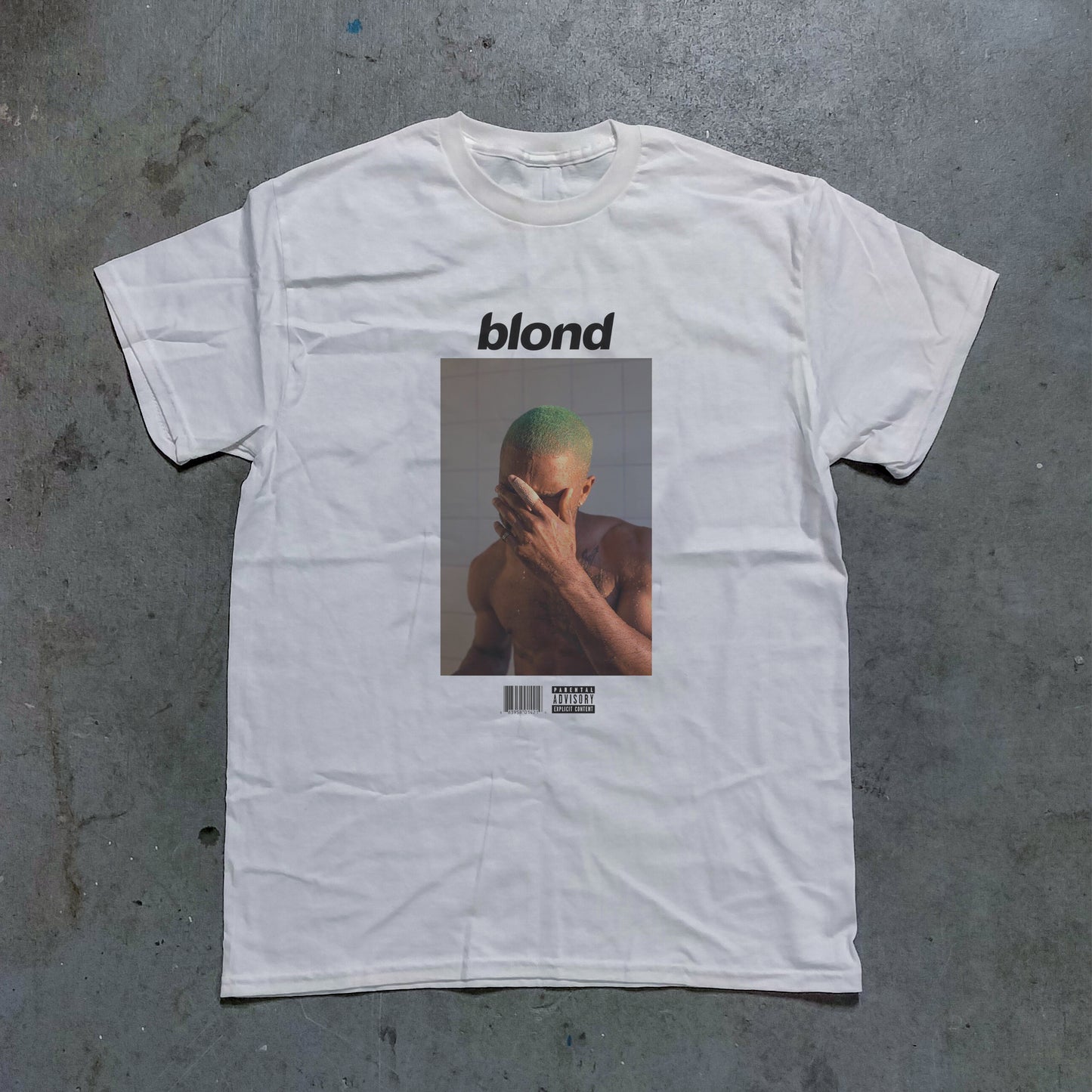 Frank Ocean Blond Album Cover Graphic Tee - (White)