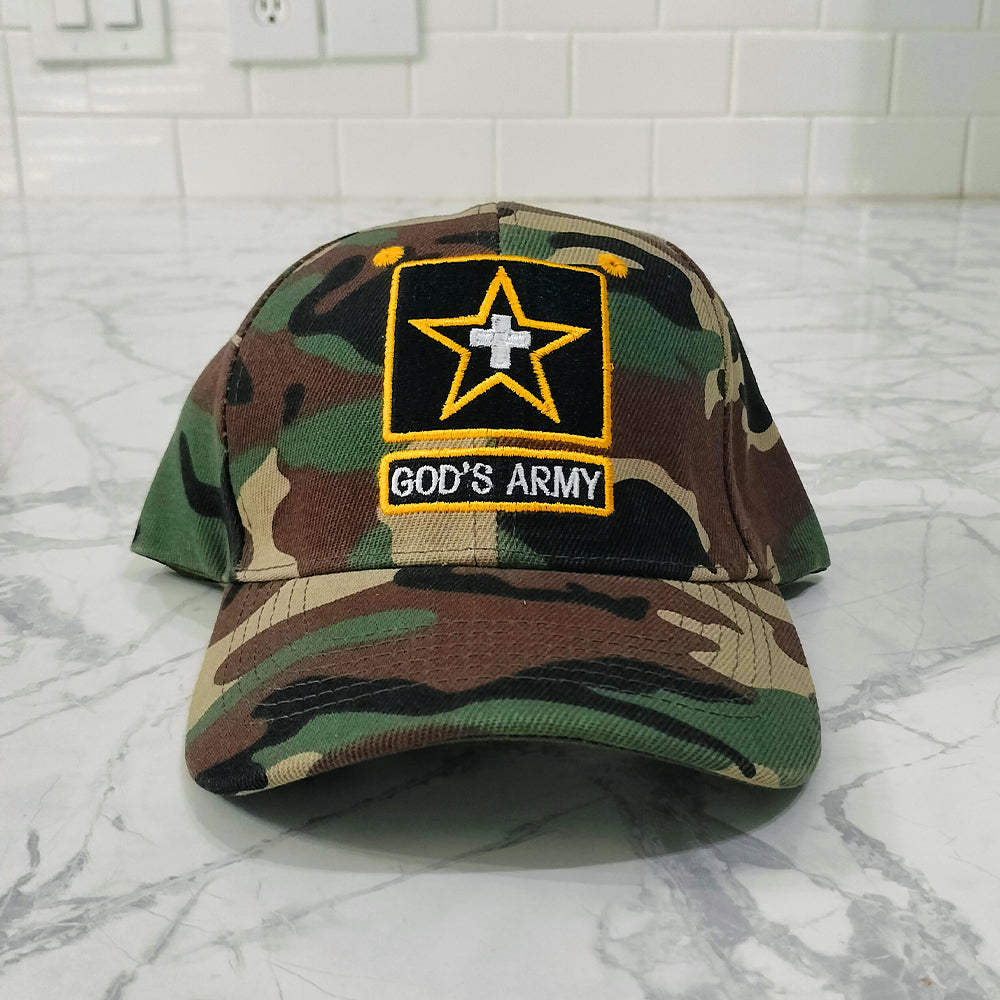 God's Army Embroidery Baseball Cap