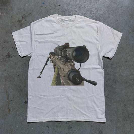 Call Of Duty MW2 Sniper Graphic Tee - (White)