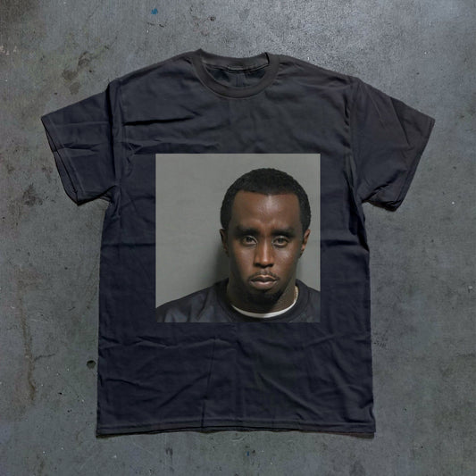 Diddy Mugshot Graphic Tee - (Black)