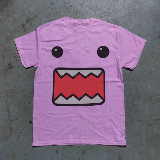 Domo Face Graphic Tee - (Pink)