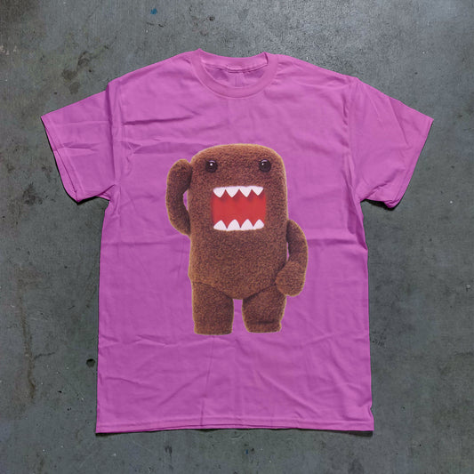 Domo Cartoon Bear Graphic Tee - (Pink)