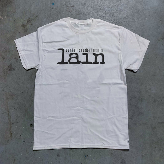 Serial Experiments Lain Logo Graphic Tee - (White)