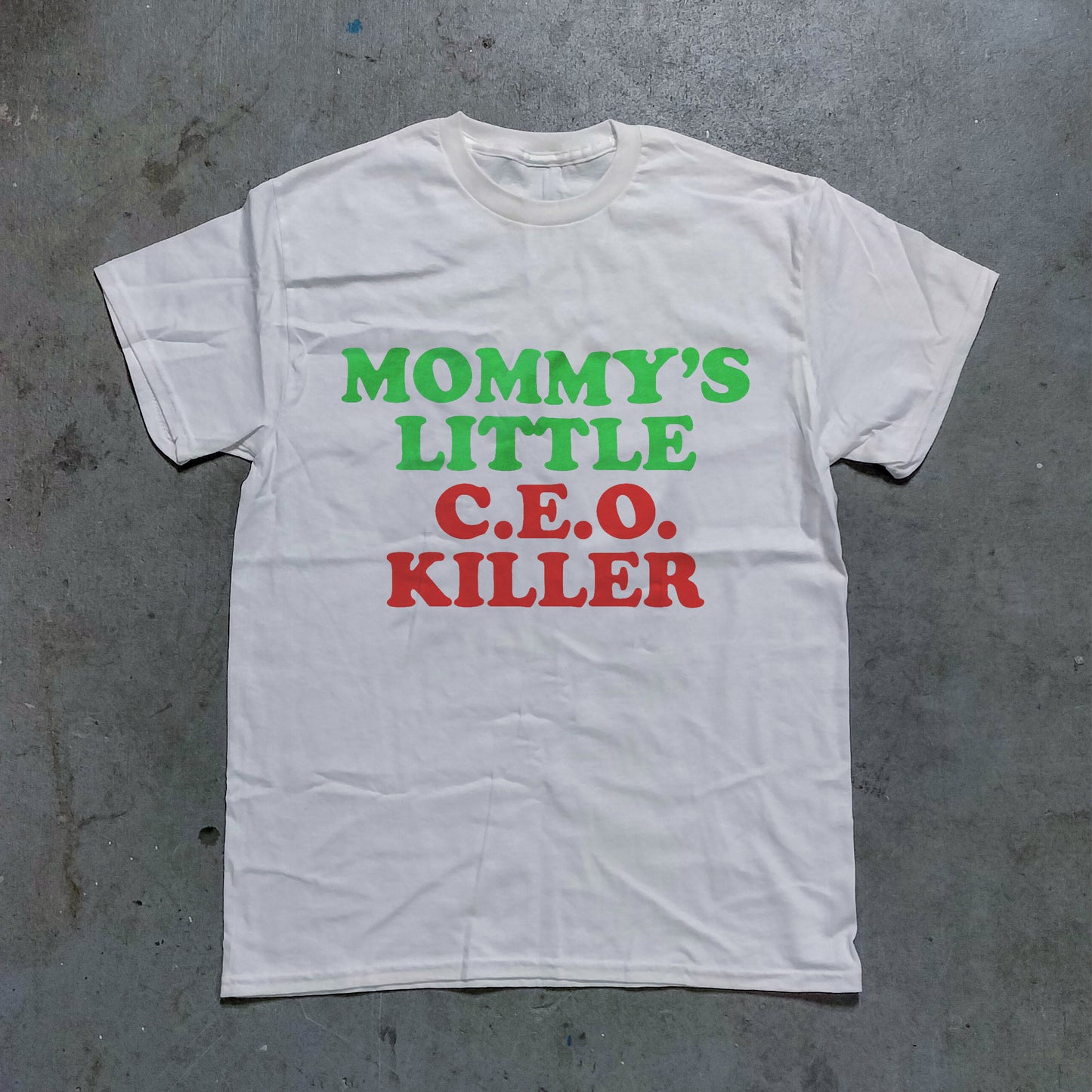 Luigi Mangione Mommy's Killer Graphic Tee - (White)